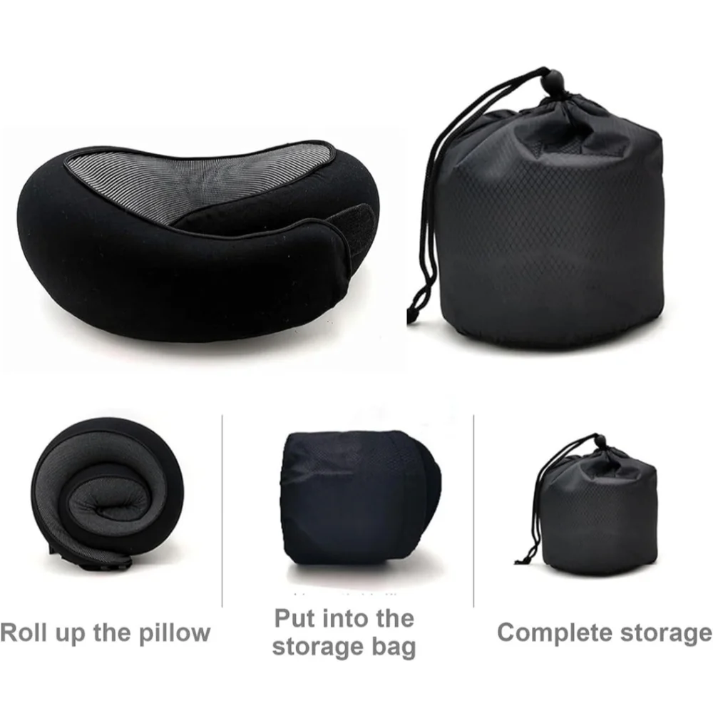 Travel Pillow for Airplane,Travel Neck Pillow, Memory Foam Travel Pillow